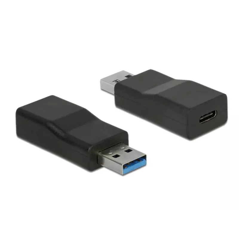 Káblový adaptér DeLOCK 65696 USB 3.1 Gen 2 Type-A na Type-C čierny