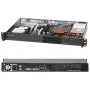 Supermicro - SuperChassis 510-203B (čierna) - Rack-montáž 1U - micro ATX 200 W čierna