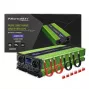 Qoltec Monolith menič napätia | nabíjanie batérie | UPS | 2000W | 4000W | 12V na 230V | čistá sínusovka | LCD čierno-zelený