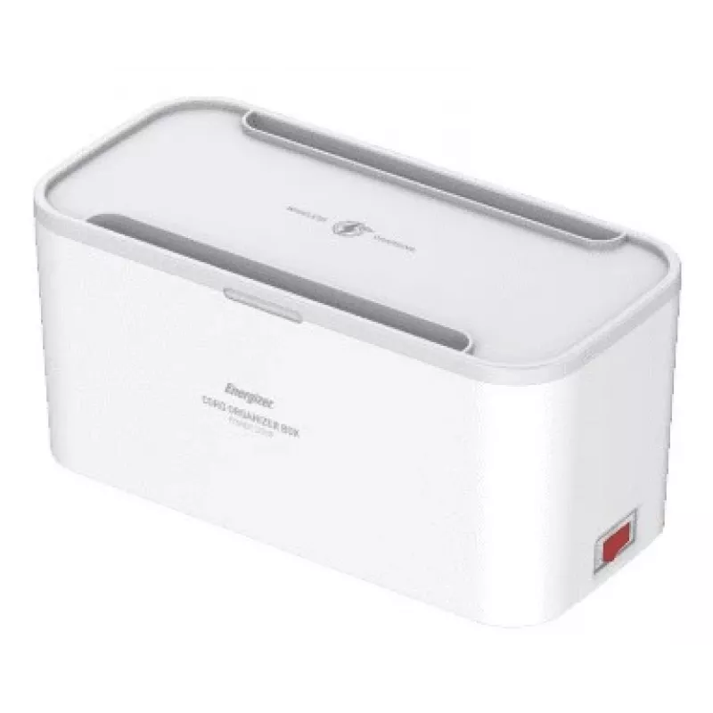 Predlžovací napájací kábel Energizer EPB2500W03EU — 2 m kábel, 5 zásuviek, 2500 W, interiér, biely