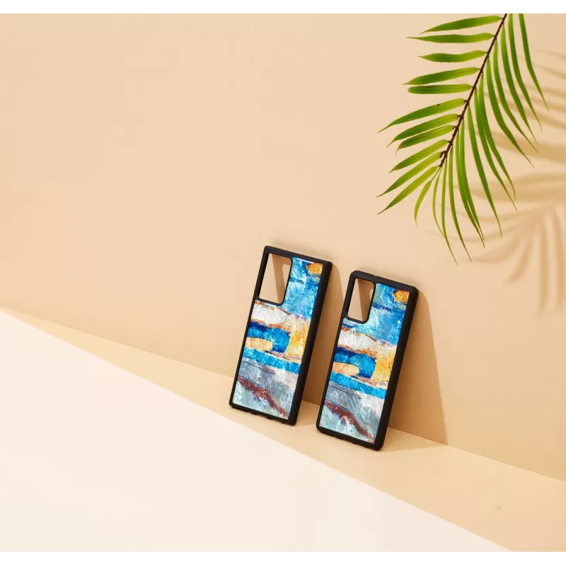 Ochranné puzdro iKins pre Samsung Galaxy Note 20 Ultra — nebeská modrá