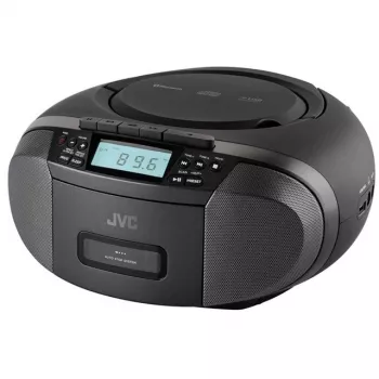 Rádioprehrávač JVC RC-E444B čierny s CD prehrávačom a FM tunerom