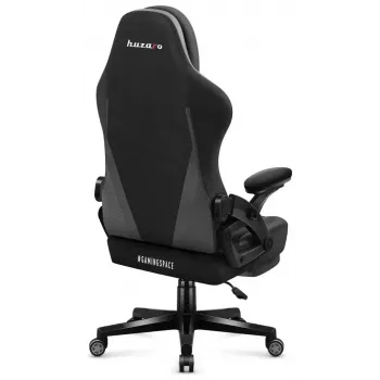 Herná stolička huzaro Force 4.6 — ergonomické textilné sedadlo, výškovo nastaviteľná, sklápacia, bedrová opierka, 130 kg max., šírka sedadla 41 cm