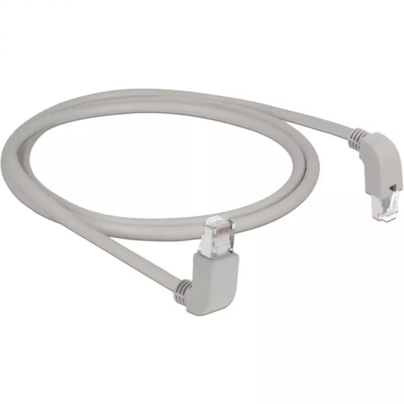 Sieťový kábel DeLOCK 85871 Cat6a S/FTP 1m sivý