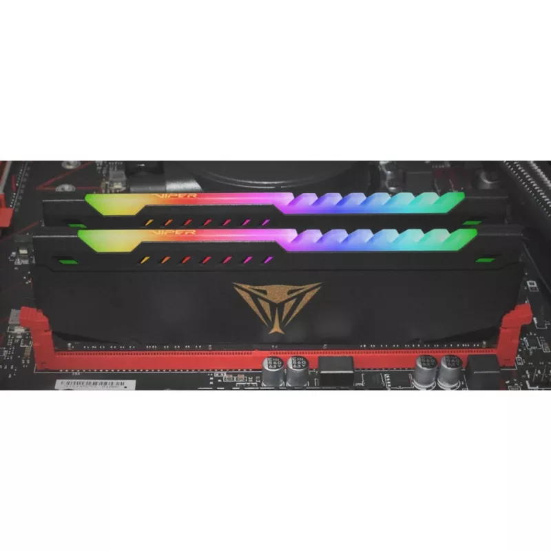 32 GB Patriot DIMM 3600 (2x 16 GB) Dual-Kit (čierna, PVSR432G360C8K, Viper Steel RGB, INTEL XMP)