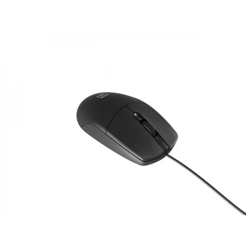 Káblová kancelárska myš NATEC Ruff Plus USB Type-A, pravácka, 1200 DPI, 3 tlačidlá, čierna