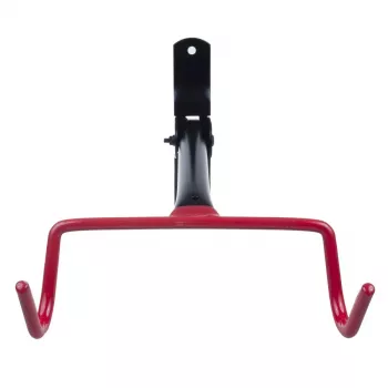 Nástenný stojan na bicykel MACLEAN MC-430, horizontálny držiak, nosnosť do 30 kg, čierny