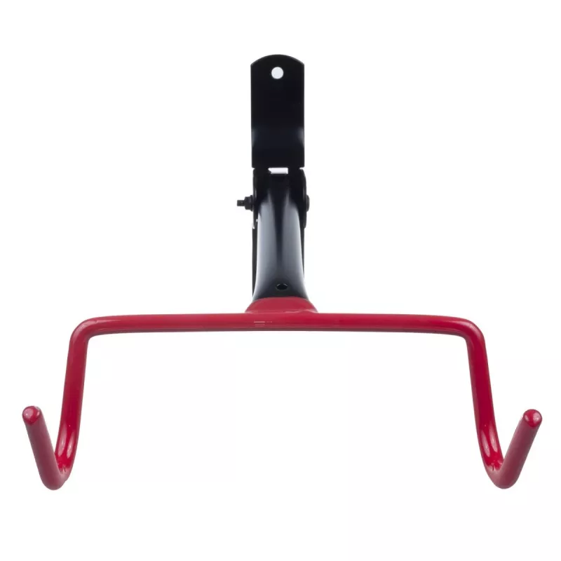 Nástenný stojan na bicykel MACLEAN MC-430, horizontálny držiak, nosnosť do 30 kg, čierny