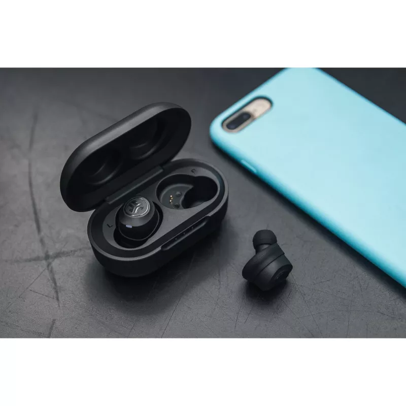 JLab JBuds Air True slúchadlá bezdrôtové in-ear USB Type-A Bluetooth čierna (IEUEBJBUDSAIRRBLK82)