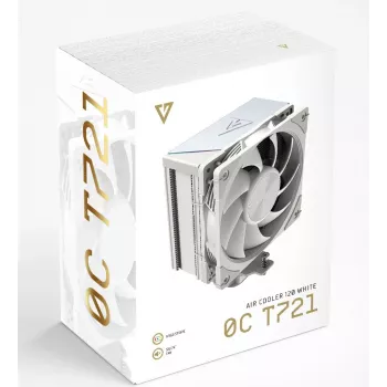 MODECOM Volcano 0C T721 chladič procesora 12 cm biely
