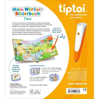 tiptoi Mein Wörter-Bilderbuch: Tiere, učebná kniha