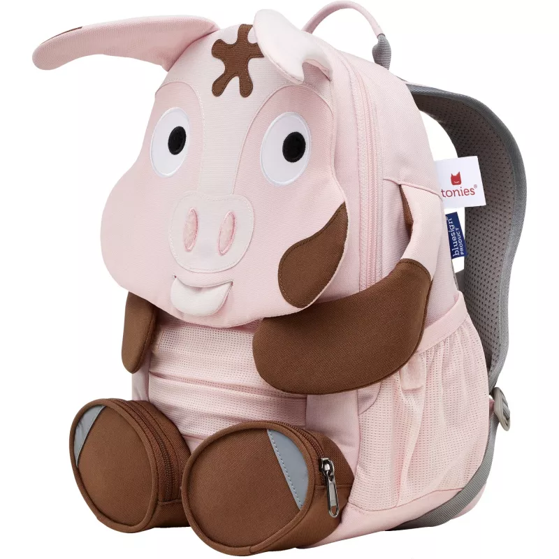 Batoh Affenzahn Big Friend Tonie Pig ružový/hnedý — detský batoh, malá veľkosť
