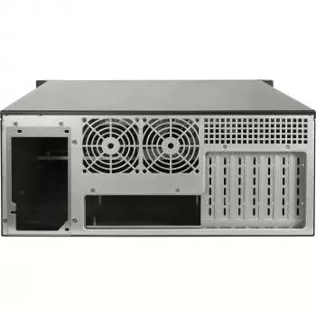 Rackmount skriňa INTER-TECH IPC 4U-4508 čierna — 4U serverové/PC puzdro, Rackmount