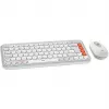Logitech POP Icon Combo Bluetooth QWERTZ Swiss oranžová biela myš
