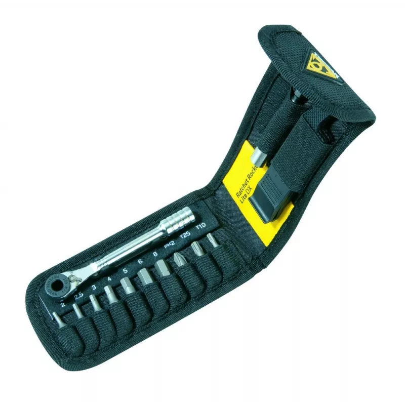 TOPEAK Ratchet Rocket Lite DX sada kľúčov, kompaktný račňový multitool (T-TT2524)