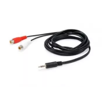 Equip 147093 audio kábel 250 m 2 x cinch 3,5 mm čierna