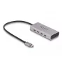 DELOCK USB hub 10 Gbps Type-C 4 porty PD 85W 30cm kábel