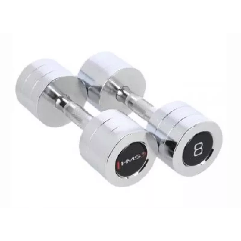 HMS Fitness CHD08 jednoručná batéria s pevnou hmotnosťou 8 kg 2 ks