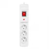 Predlžovacia zásuvka ARMAC MULTI M3 PROTECTING POWER STRIP, 3 zásuvky, 3 m kábel, sivá