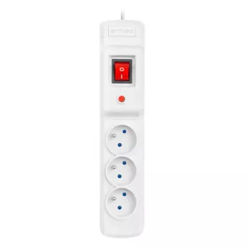 Predlžovacia zásuvka ARMAC MULTI M3 PROTECTING POWER STRIP, 3 zásuvky, 3 m kábel, sivá