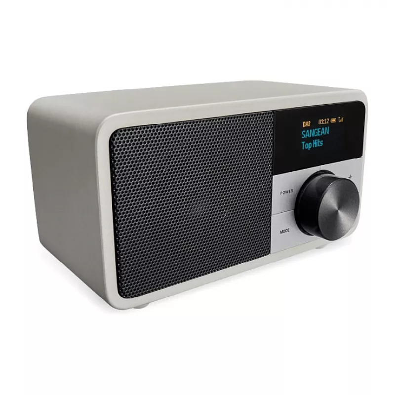 Stolové rádio Sangean DDR-7 Glacier Silver s digitálnym tunerom a Bluetooth