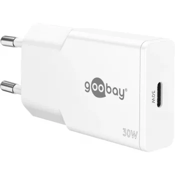 USB-C PD GaN slim rýchlonabíjačka (30 W) (biela)