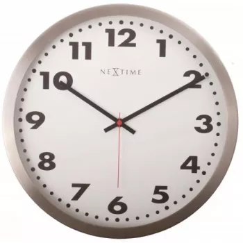 NeXtime nástenné hodiny 2519 Arabic, Ø25 cm, biela