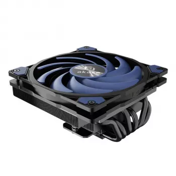 Akasa ALUCIA H6LS M2 chladič CPU - 120 mm čierny modrý (AK-CC4030HP01)