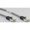 Goobay CAT 8.1 patch kábel, S/FTP (PiMF), sivý, 0,5 m - LSZH bez halogénov, meď AWG 24 (55135)