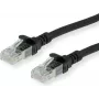 Roline - patch kábel - RJ-45 (M) na RJ-45 (M) - 1 m - SFTP, PiMF - CAT 6 - bezhalogénový, liaty, lanko - čierny
