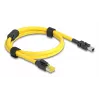 Sieťový kábel DeLOCK 81250 čierny žltý 1m Cat6