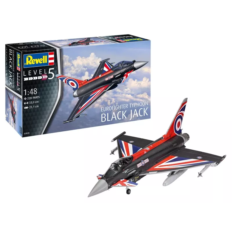 Plastový modelársky set REVELL Eurofighter Black Jack 1:48