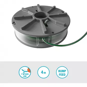 Cievka so strunou pre strunovú kosačku Gardena 5411-20 zelená sivá ABS Nylon 60 mm