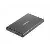 NATEC RHINO GO puzdro USB 3.0 pre 2,5'' SATA HDD/SSD, čierna hliník