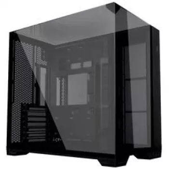 Lian Li O11 Vision Compact PC skriňa bundle + 3x UNI FAN SL-INF 120 Reverse Blade ventilátor - čierna