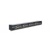 Extralink Gigabit PoE injektor 16 port 16x 1000Mb/s RJ45, Rackmount