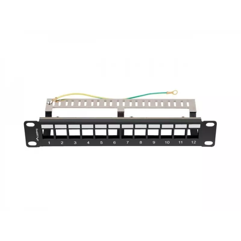 Patch panel LANBERG PPKS-9212-B 12-portový 1U 10 palcov FTP