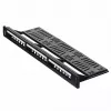 Patch panel 1U LANBERG PPKS-1124-B, 24 portov, 1U, ABS, čierny, 482,6×44,5×154 mm