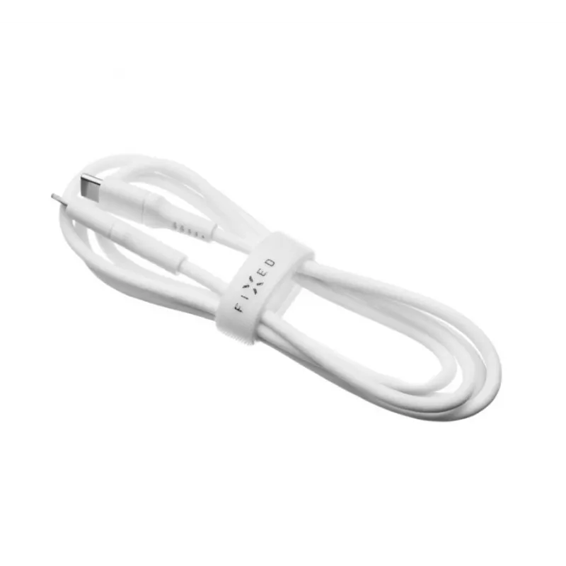USB-C na USB-C pevný kábel FIXED FIXDLS-CC2-WH, 2 m, 60 W
