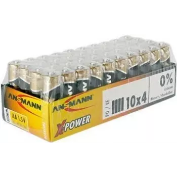 Batéria AA ANSMANN 5015681-888 1,5V balenie 40 ks – štandardné alkalické články