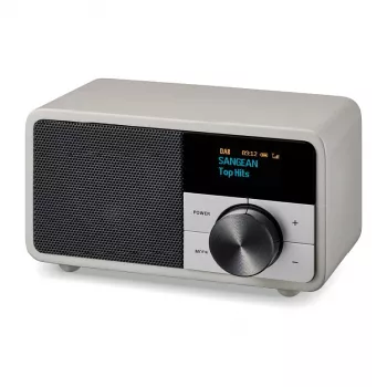 Stolové rádio Sangean DDR-7 Glacier Silver s digitálnym tunerom a Bluetooth