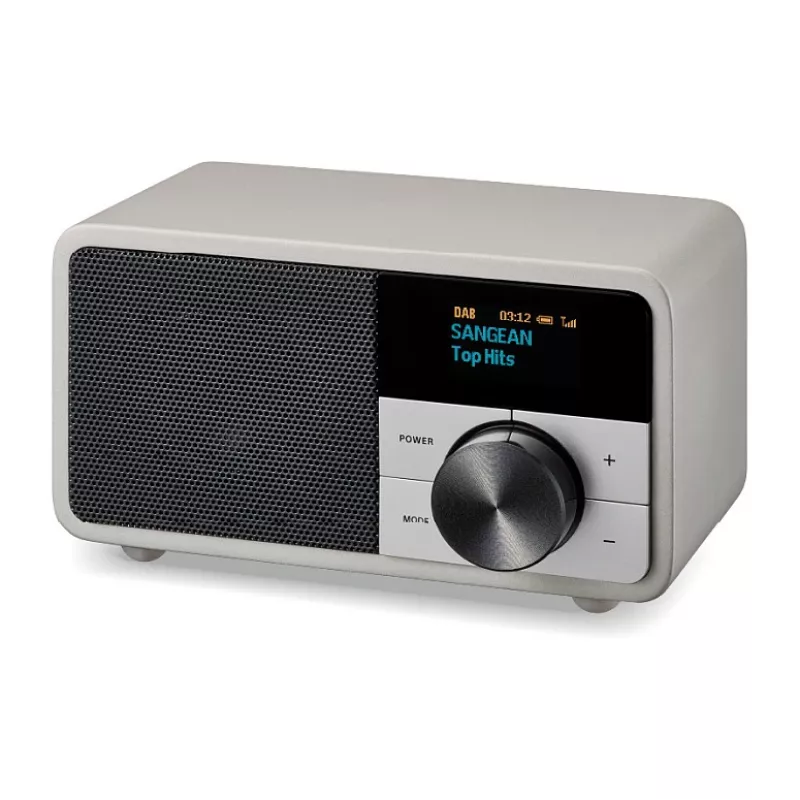 Stolové rádio Sangean DDR-7 Glacier Silver s digitálnym tunerom a Bluetooth