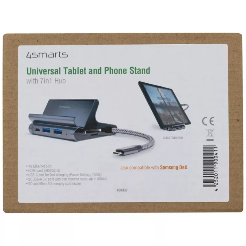 Držiak pre tablet/smartfón 7in1 Dex HDMI/RJ45