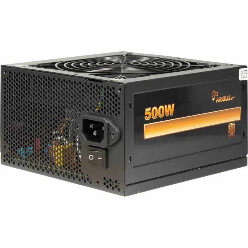 Inter-Tech ArgusNT BPS-500 napájací zdroj 500 W 20+4 pin ATX ATX čierny