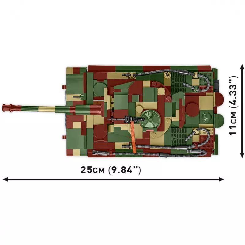 Stavebnica Pz.Kpfw. VI Tiger verzia E 870 dielov