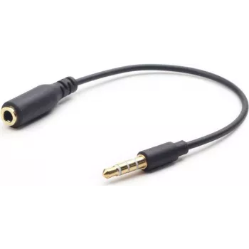 Audio kábel Gembird CCA-419 0,18 m 3,5 mm čierny