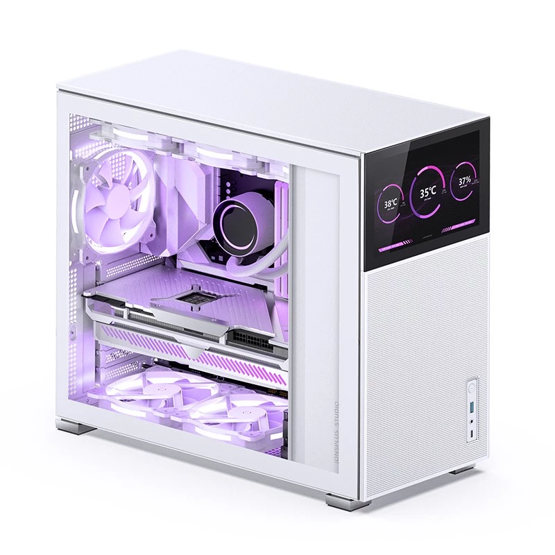 PC skriňa Jonsbo D41 MESH Midi Tower biela