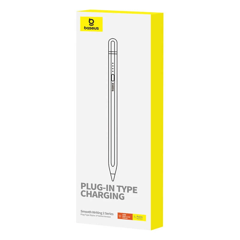 Stylus Baseus Smooth Writing Series nabíjanie konektorom Lightning, biela