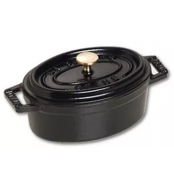 Samostatná panvica z liatiny Staub Minis – čierna, 800 g