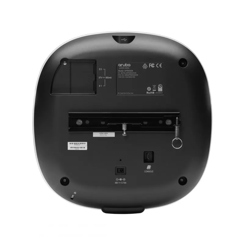 HPE - Aruba AP-535 (RW) - Campus - rádiová základňová stanica ZigBee Bluetooth 5.0 ZigBee Bluetooth Wi-Fi 6 2,4 GHz 5 GHz
